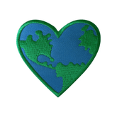 heart embroidered patch