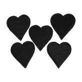 heart embroidered patch