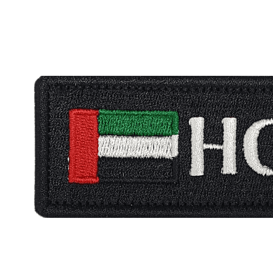 Embroidered name patches
