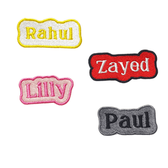 English Embroidered Iron on & Sew on Patch