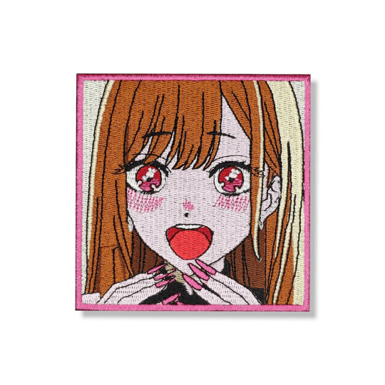 Anime embroidered patch