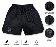 Airborne Performance Athletic Shorts – Black