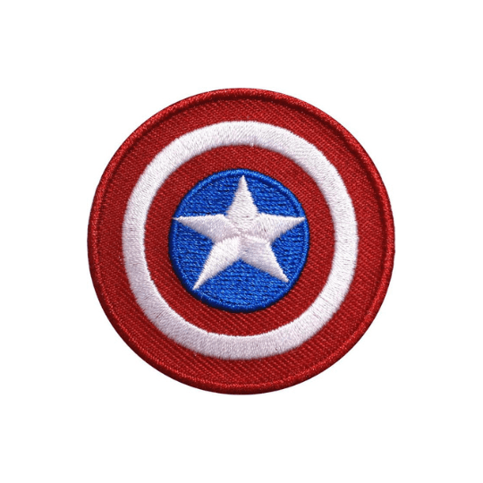 Captain America Civil War Shield embroidered patch