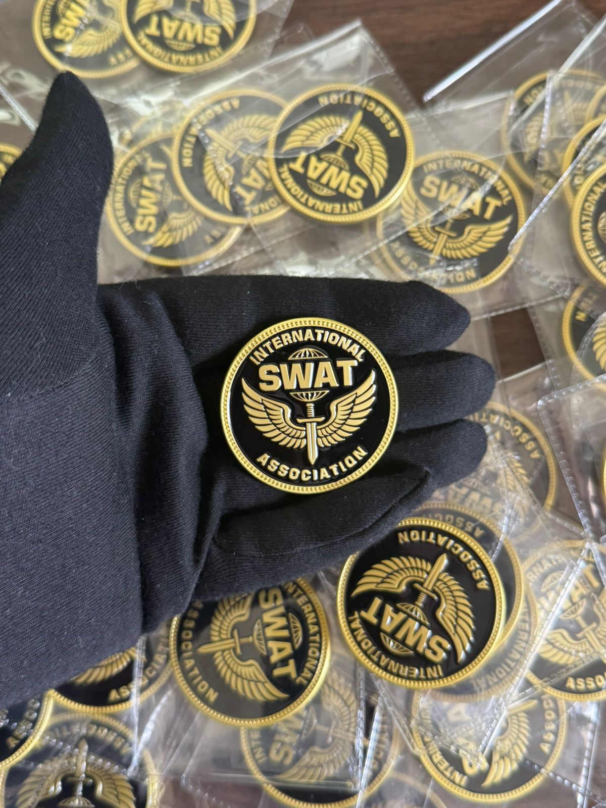 Premium Custom Challenge Coins for SWAT Association – Made with Precision