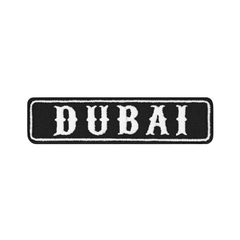dubai embroidered patches