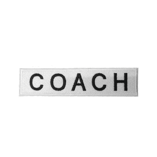 Assistant Coach Patch Coach Embroidered Patch