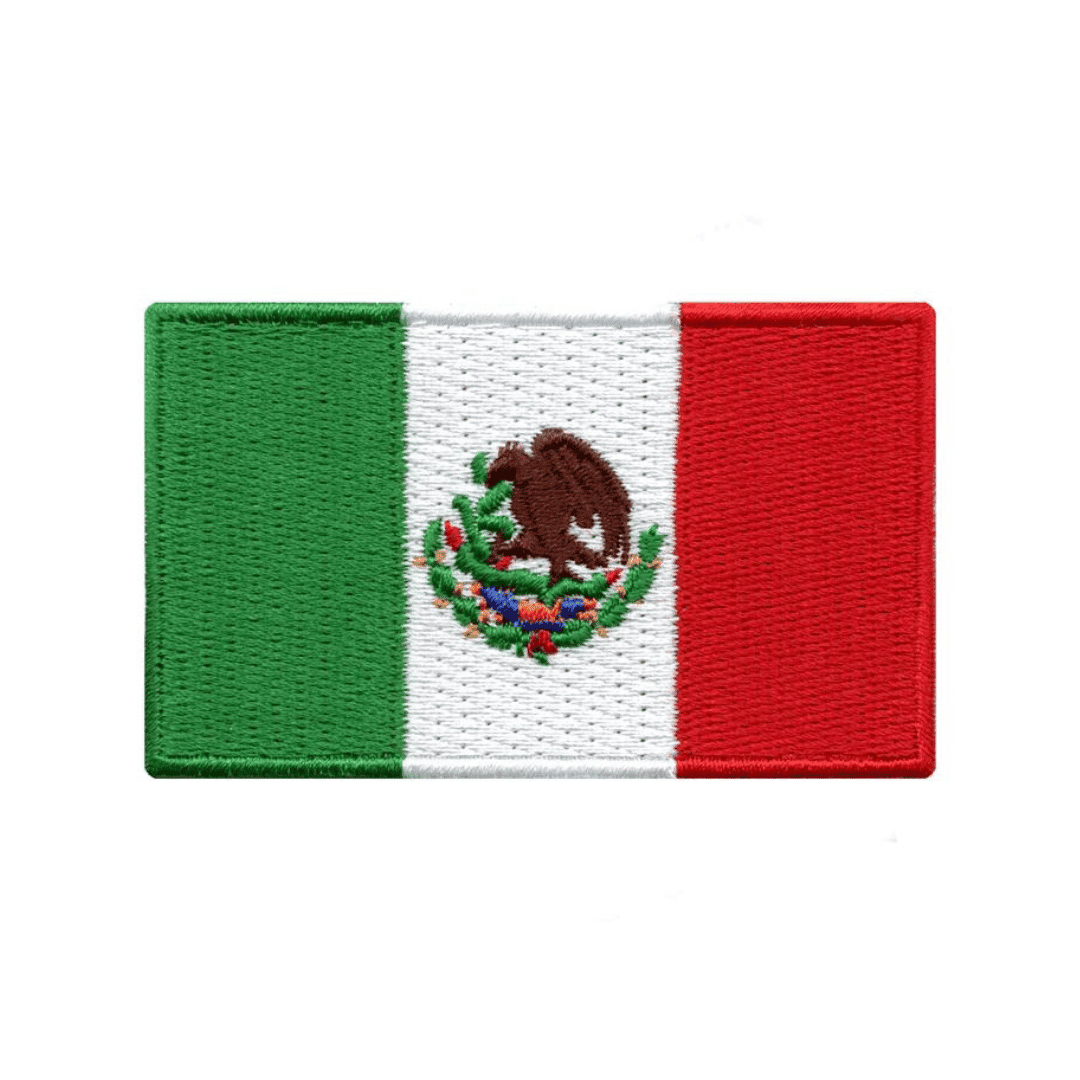 embroidered flags
