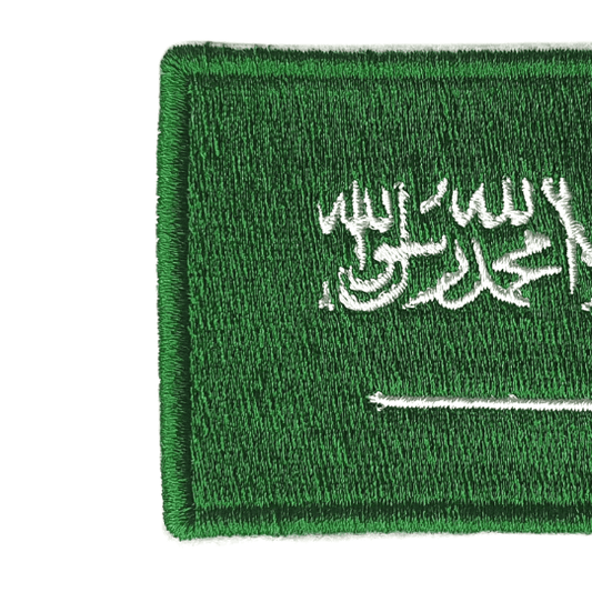 Embroidered flags